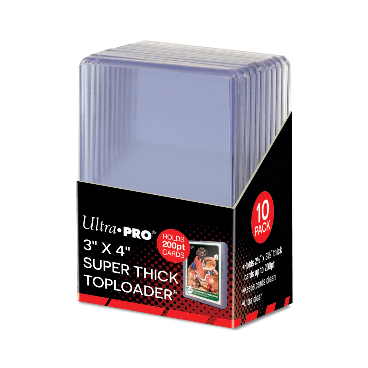 3" x 4" Super Thick 200PT TOPLOADER® (10ct)