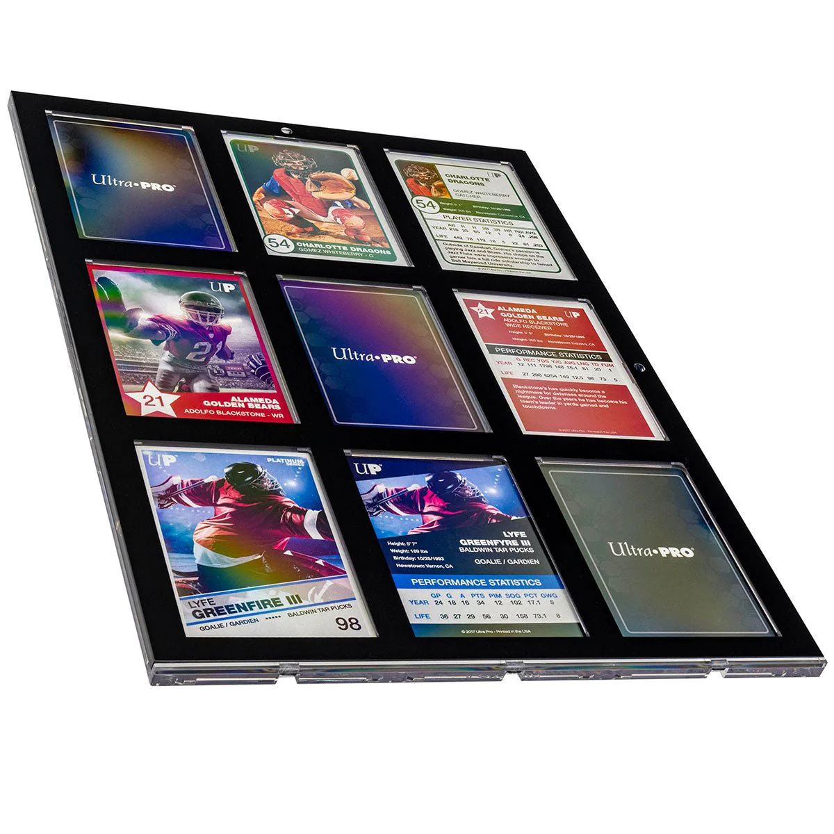 35PT 9-Card Black Border UV ONE-TOUCH® Magnetic Holder - Image 2