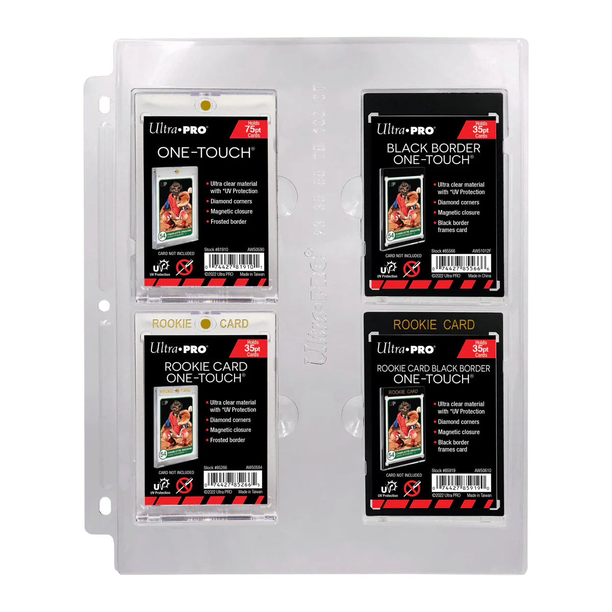 4-Pocket Page for 23PT-100PT ONE-TOUCH® Displays