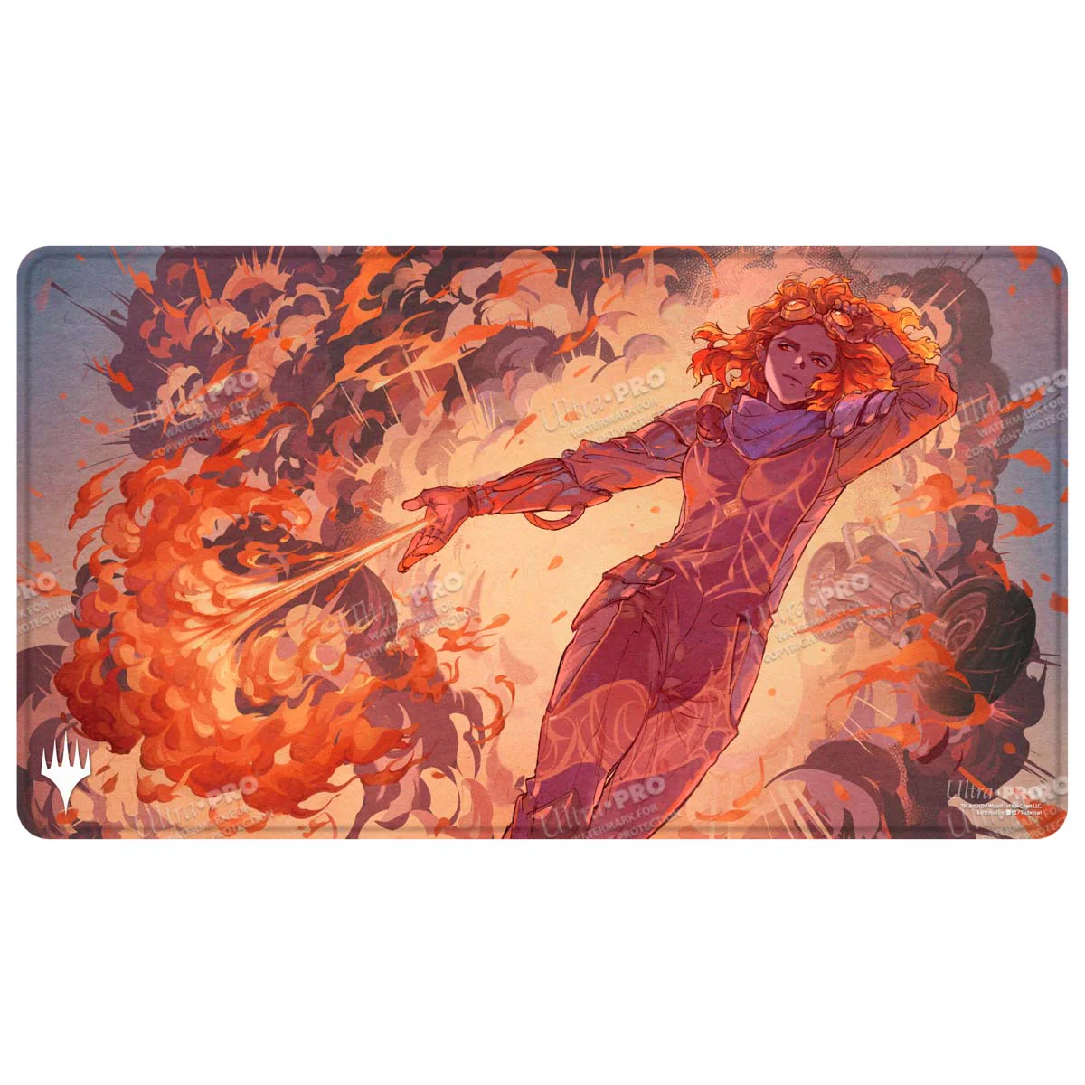 Aetherdrift Chandra’s Ignition Stitched Edge Playmat for Magic: The Gathering - Image 2