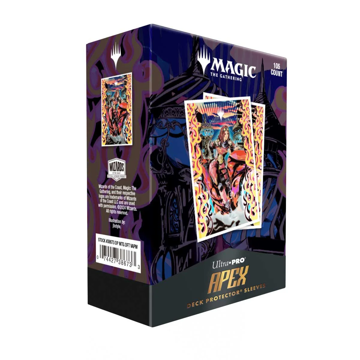 Aetherdrift Chandra, Spark Hunter 105ct APEX DECK PROTECTOR® Sleeves for Magic: The Gathering - Image 4