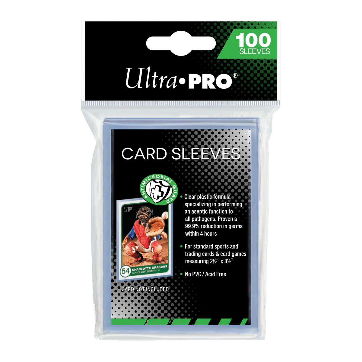 Anti-Microbial Guard Card Sleeves (100ct) for Standard Trading Cards