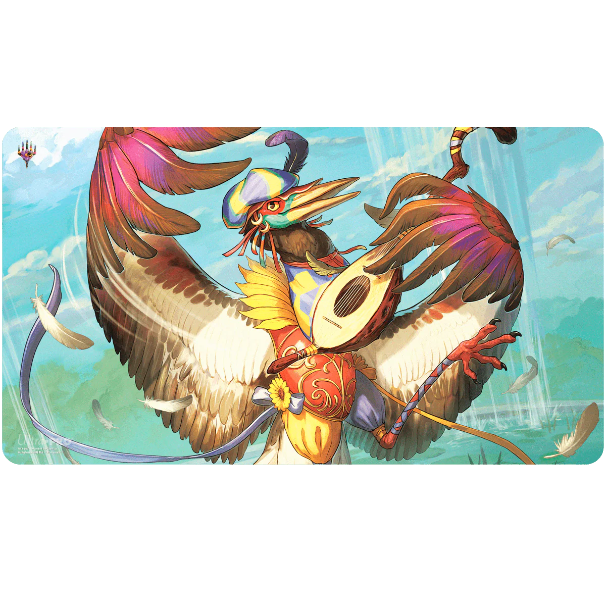 Bloomburrow Zinnia, Valley's Voice Playmat for Magic: The Gathering