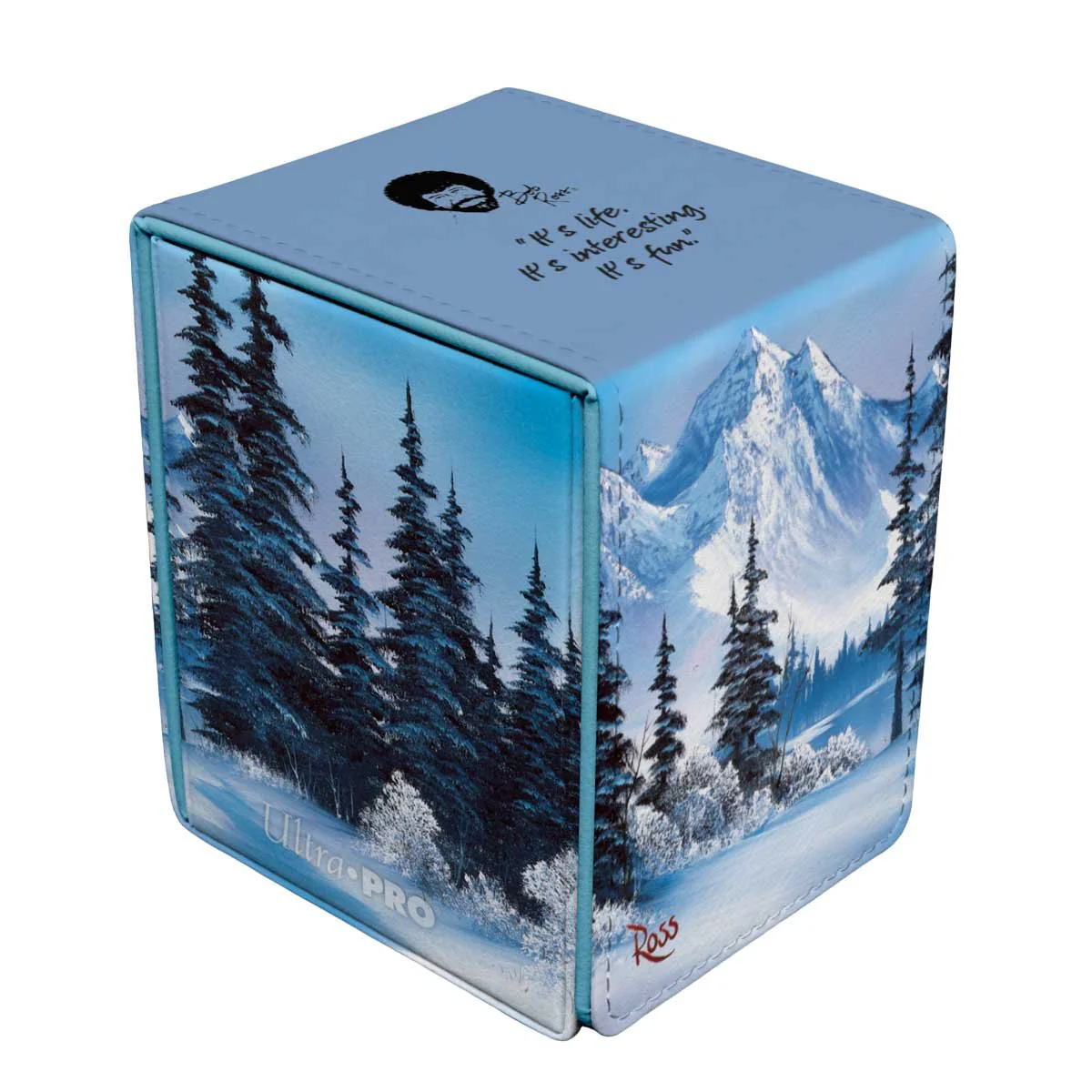 Bob Ross - Winter Paradise ALCOVE® Flip DECK BOX® for Tabletop Gaming