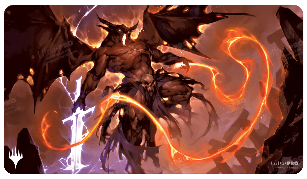 Commander Legends: Battle for Baldur's Gate Balor Standard Gaming Playmat for Magic: The Gathering