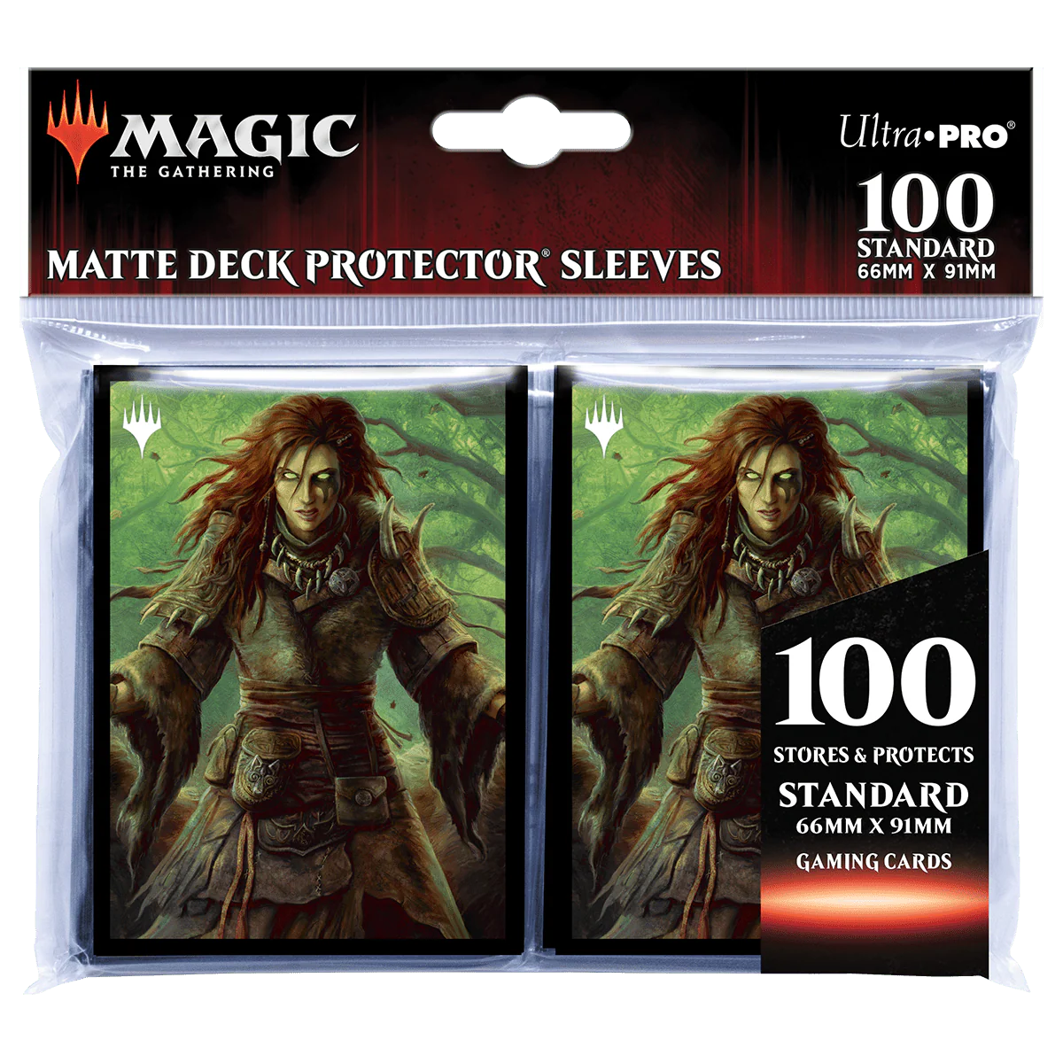Commander Legends: Battle for Baldur's Gate Faldorn, Dread Wolf Herald Standard DECK PROTECTOR® Sleeves (100ct) for Magic: The Gathering - Image 2