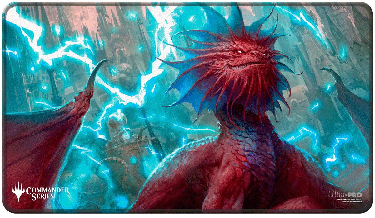 Commander Series #3: Enemy - Niv-Mizzet Stitched Edge Standard Gaming Playmat for Magic: The Gathering - Image 2