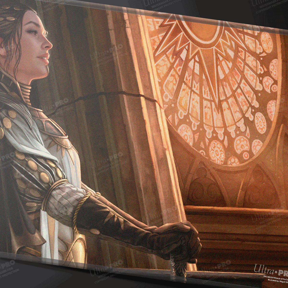 Commander Series #3: Enemy - Teysa Stitched Edge Standard Gaming Playmat for Magic: The Gathering - Image 2