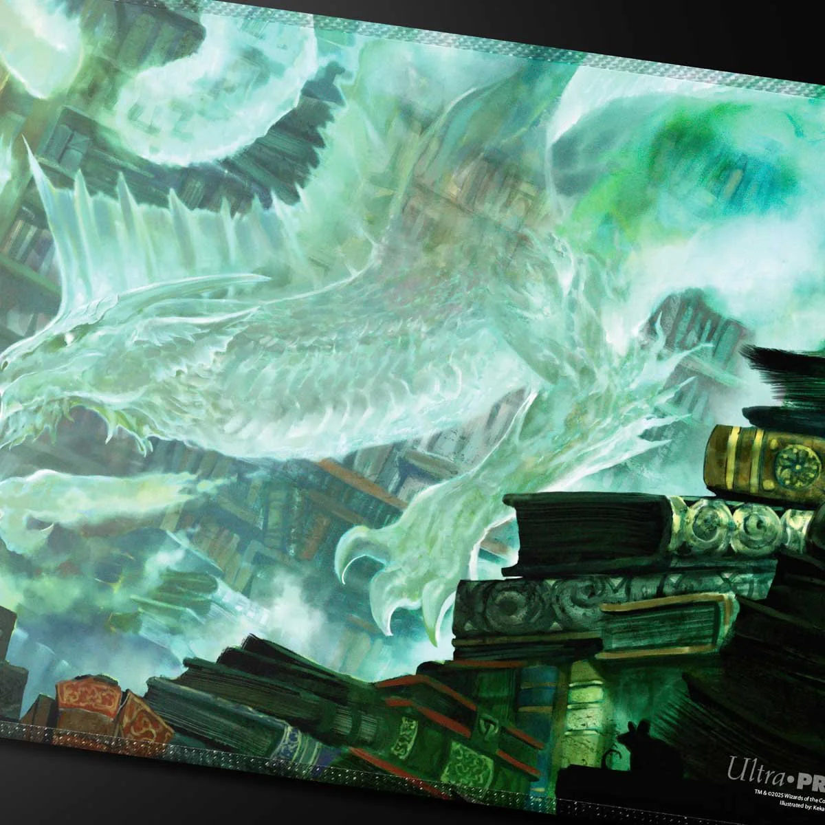 Commander Series #5 - Three Color Wedge - Miirym Stitched Playmat for Magic: The Gathering - Image 2