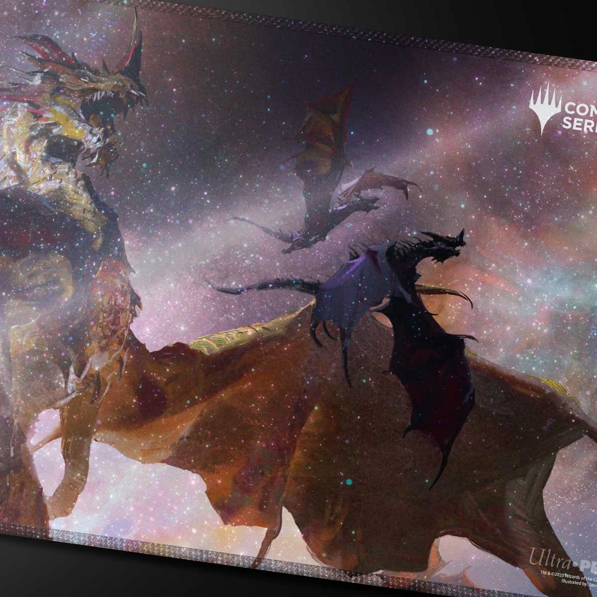 Commander Series #5 - Three Color Wedge - The Ur-Dragon HOLOFOIL® Playmat for Magic: The Gathering