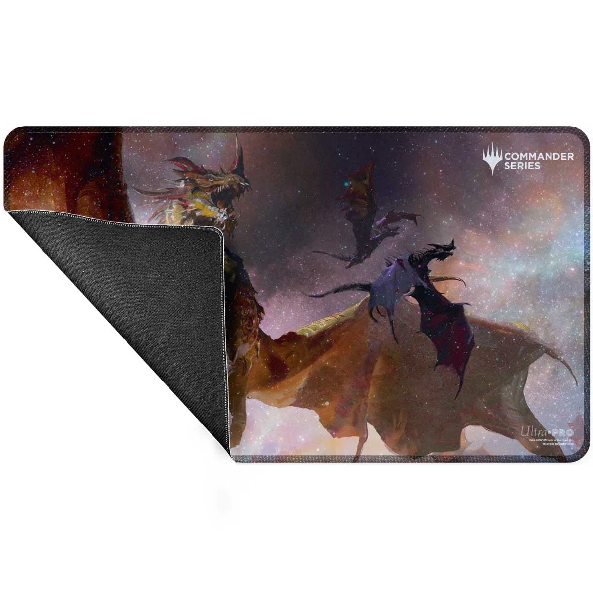 Commander Series #5 - Three Color Wedge - The Ur-Dragon HOLOFOIL® Playmat for Magic: The Gathering - Image 3