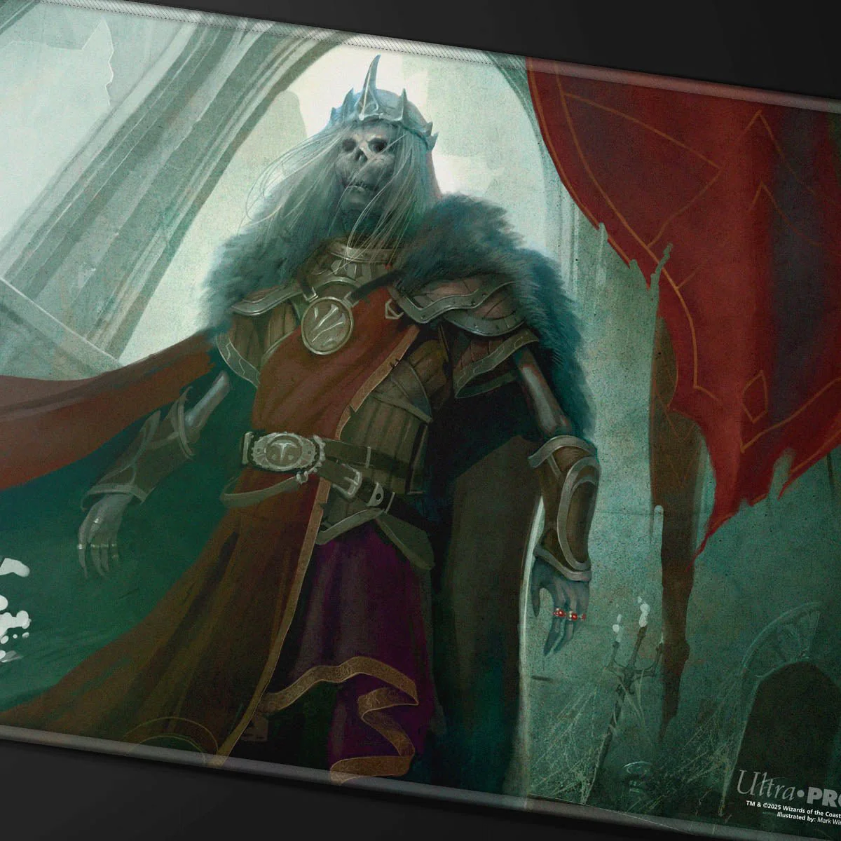 Commander Series #6 Nekusar Stitched Playmat for Magic: The Gathering - Image 2