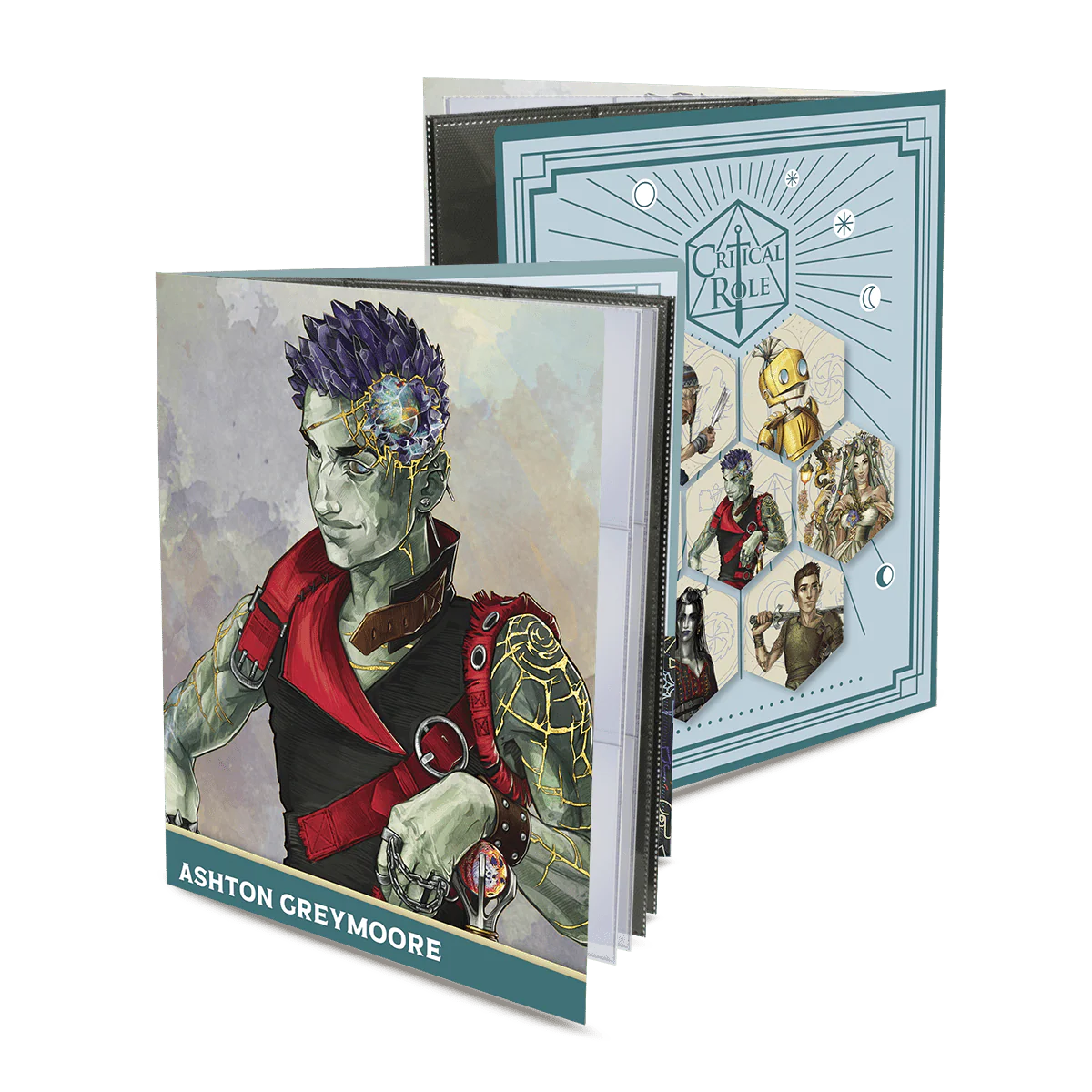 Critical Role Bells Hells Ashton Greymoore RPG Folio with Stickers