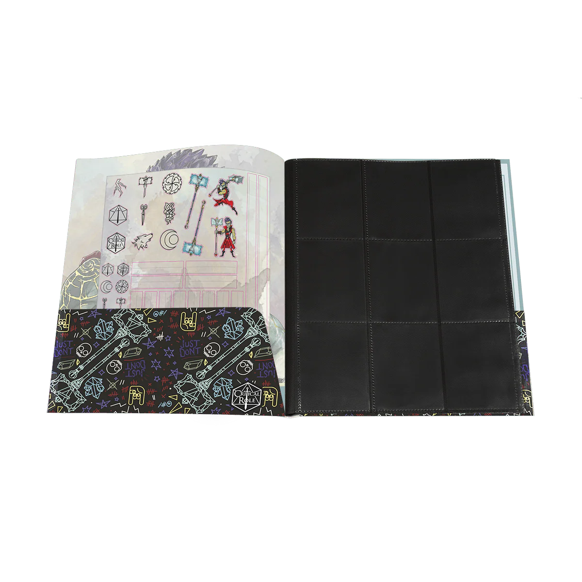 Critical Role Bells Hells Ashton Greymoore RPG Folio with Stickers - Image 2
