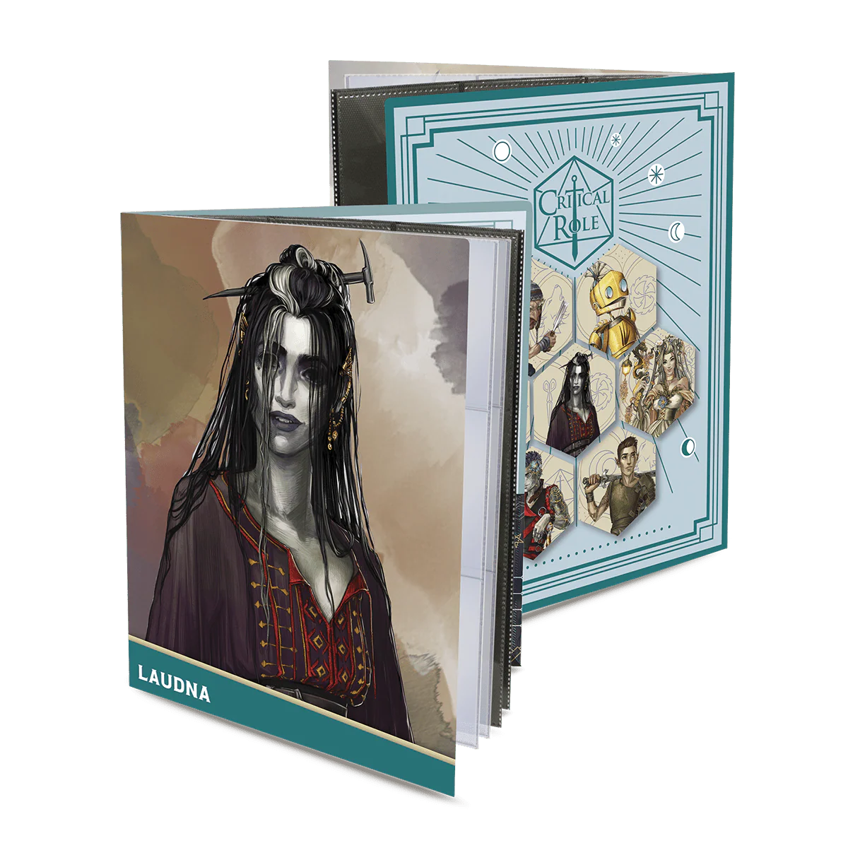 Critical Role Bells Hells Laudna RPG Folio with Stickers