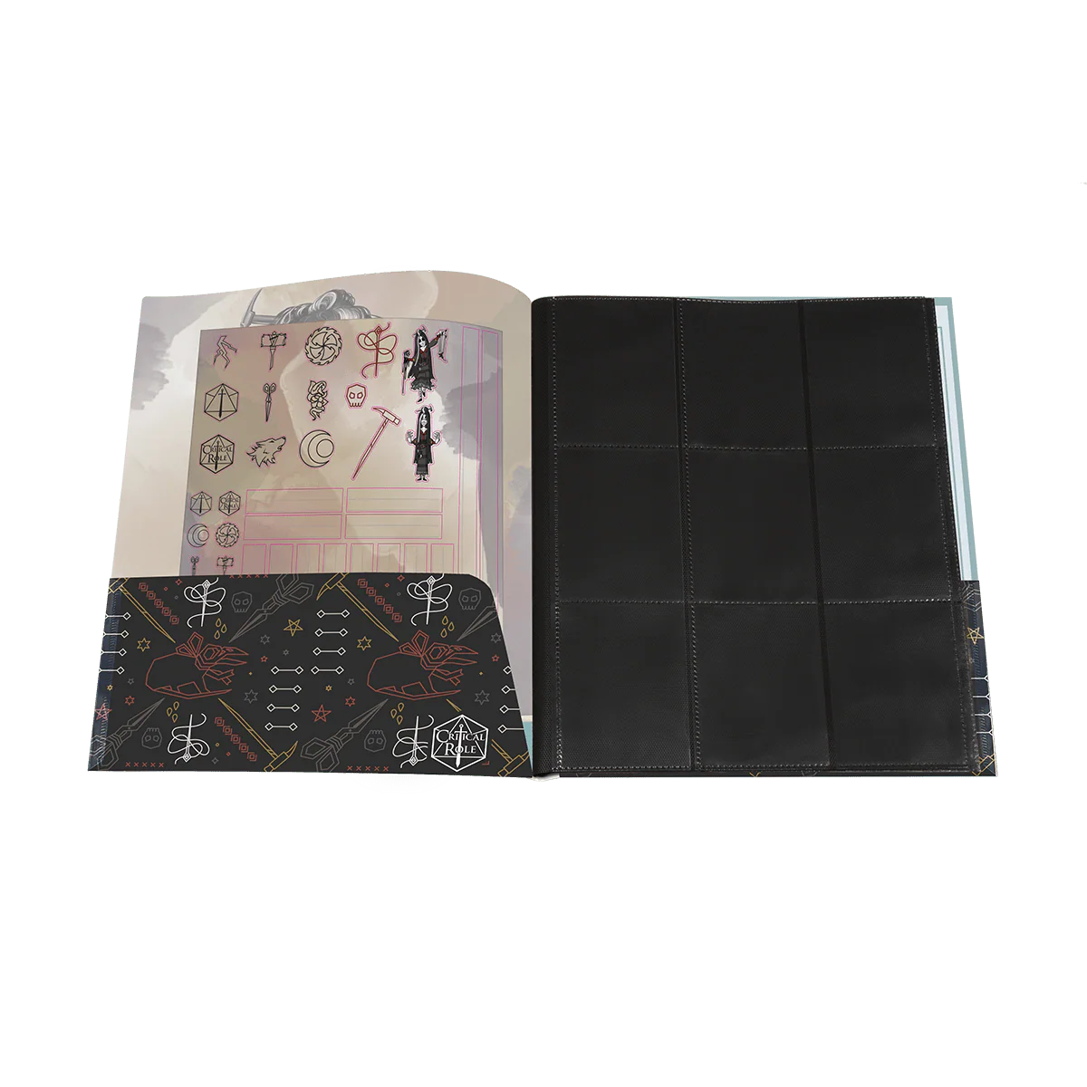 Critical Role Bells Hells Laudna RPG Folio with Stickers - Image 2