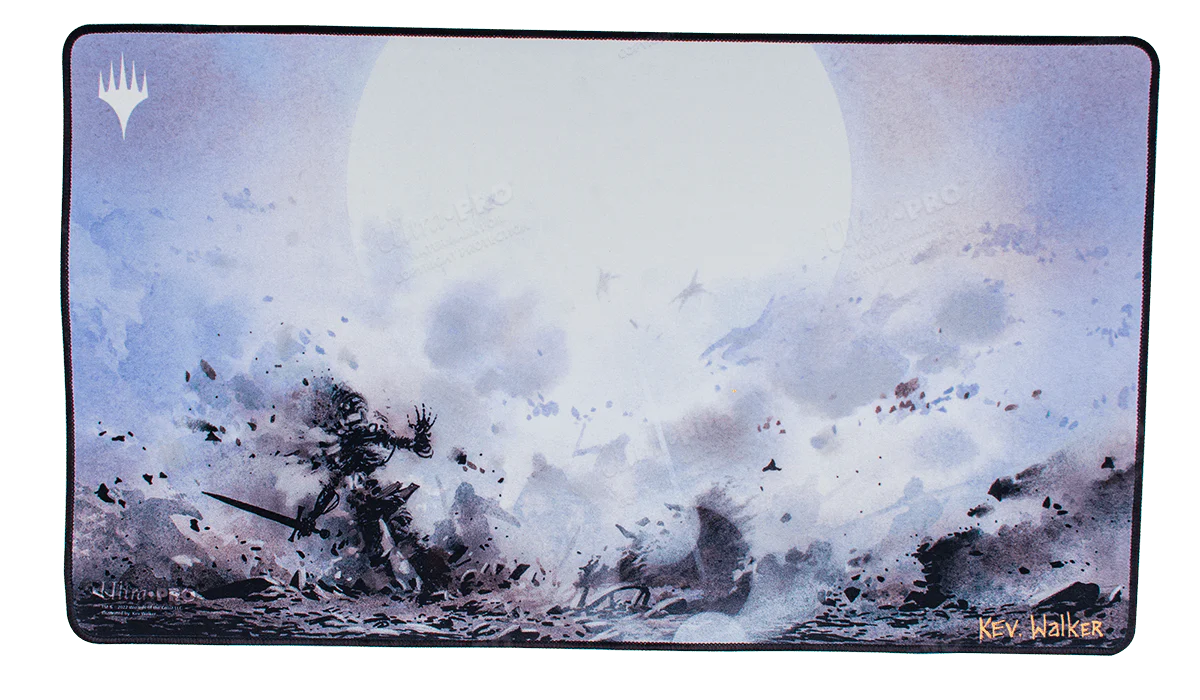 Dominaria Remastered Wrath of God Black Stitched Standard Gaming Playmat for Magic: The Gathering