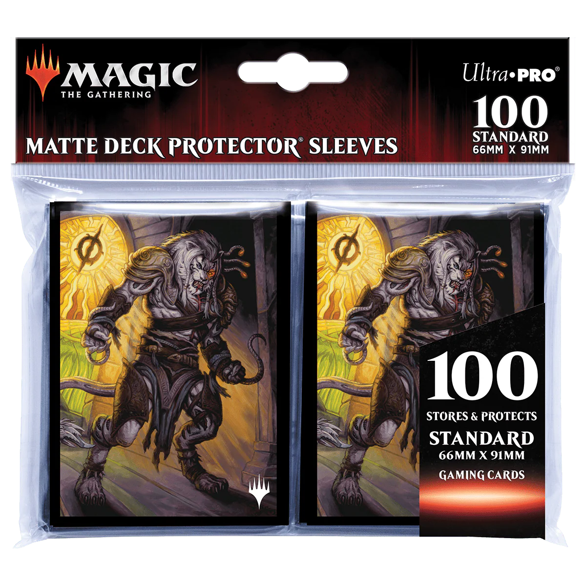 Dominaria United Ajani, Sleeper Agent Standard DECK PROTECTOR® Sleeves (100ct) for Magic: The Gathering - Image 2