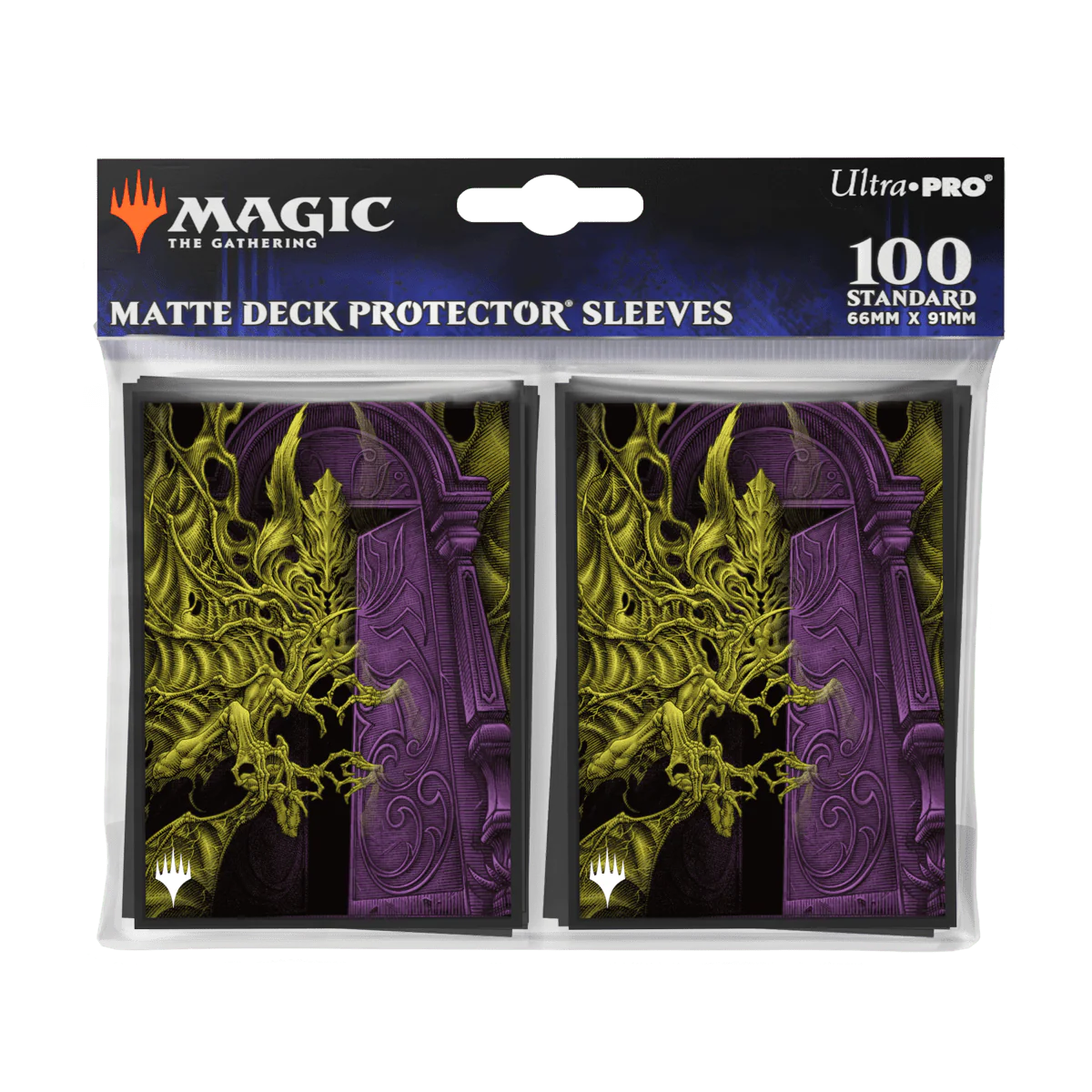 Duskmourn Valgavoth, Terror Eater (Double Exposure Alt) 100ct DECK PROTECTOR® Sleeves for Magic: The Gathering - Image 3