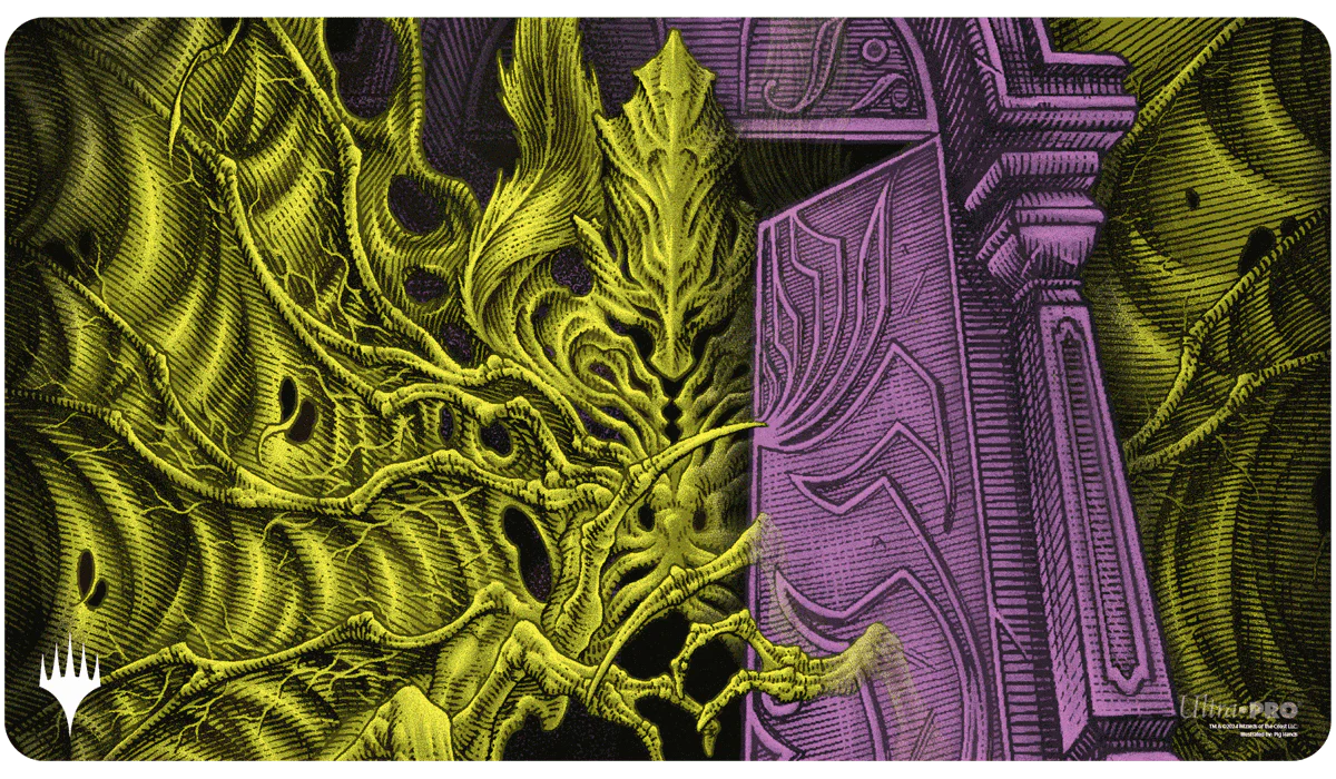 Duskmourn Valgavoth, Terror Eater (Double Exposure Alt) Standard Gaming Playmat for Magic: The Gathering
