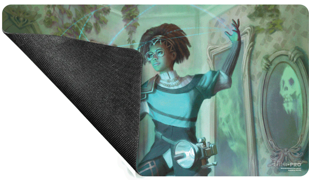 Duskmourn Zimone, Mystery Unraveler (Commander) Standard Gaming Playmat for Magic: The Gathering - Image 3