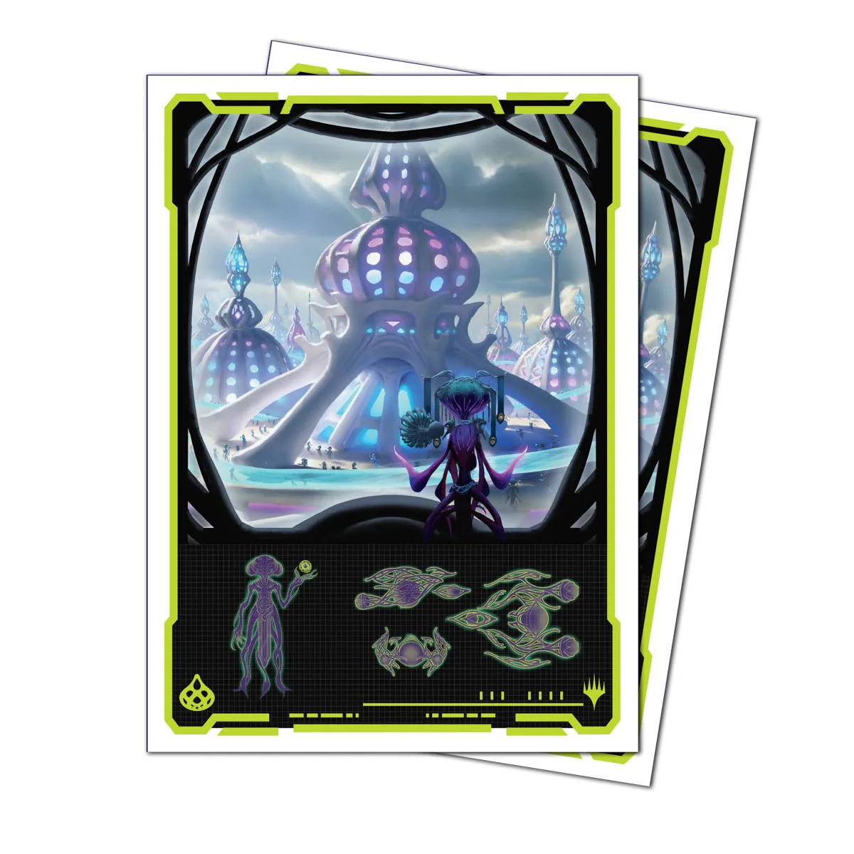 Edge of Eternities Uthros, Titanic Godcore 105ct APEX DECK PROTECTOR® for Magic: The Gathering