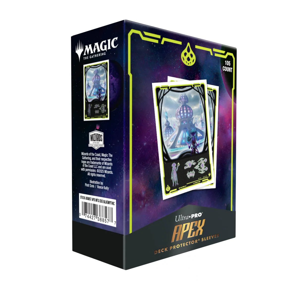Edge of Eternities Uthros, Titanic Godcore 105ct APEX DECK PROTECTOR® for Magic: The Gathering - Image 5
