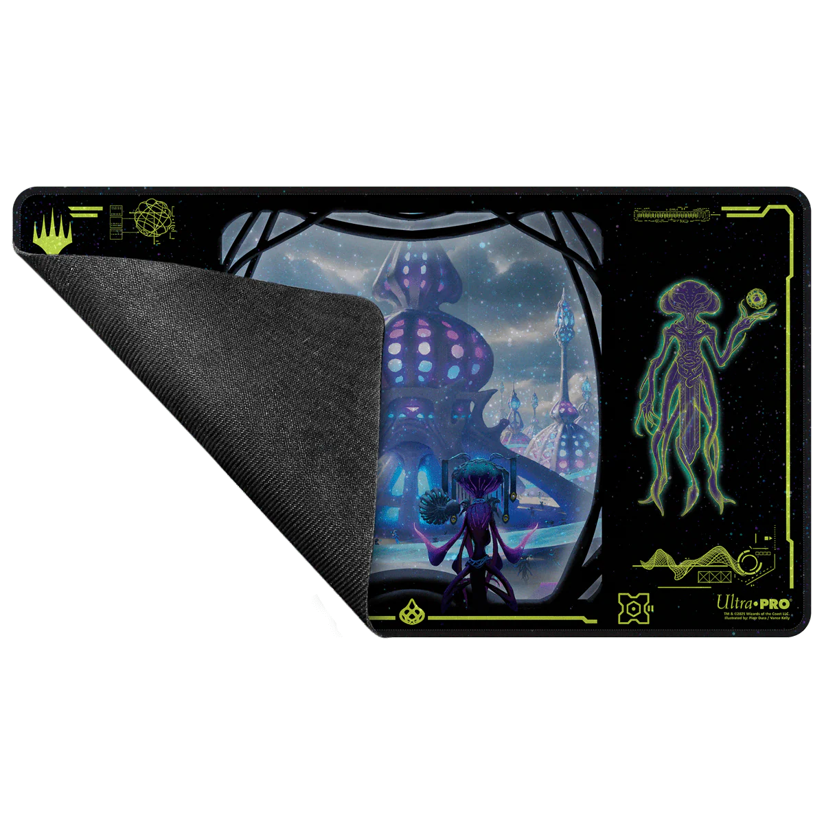 Edge of Eternities Uthros, Titanic Godcore HOLOFOIL® Playmat for Magic: The Gathering - Image 4