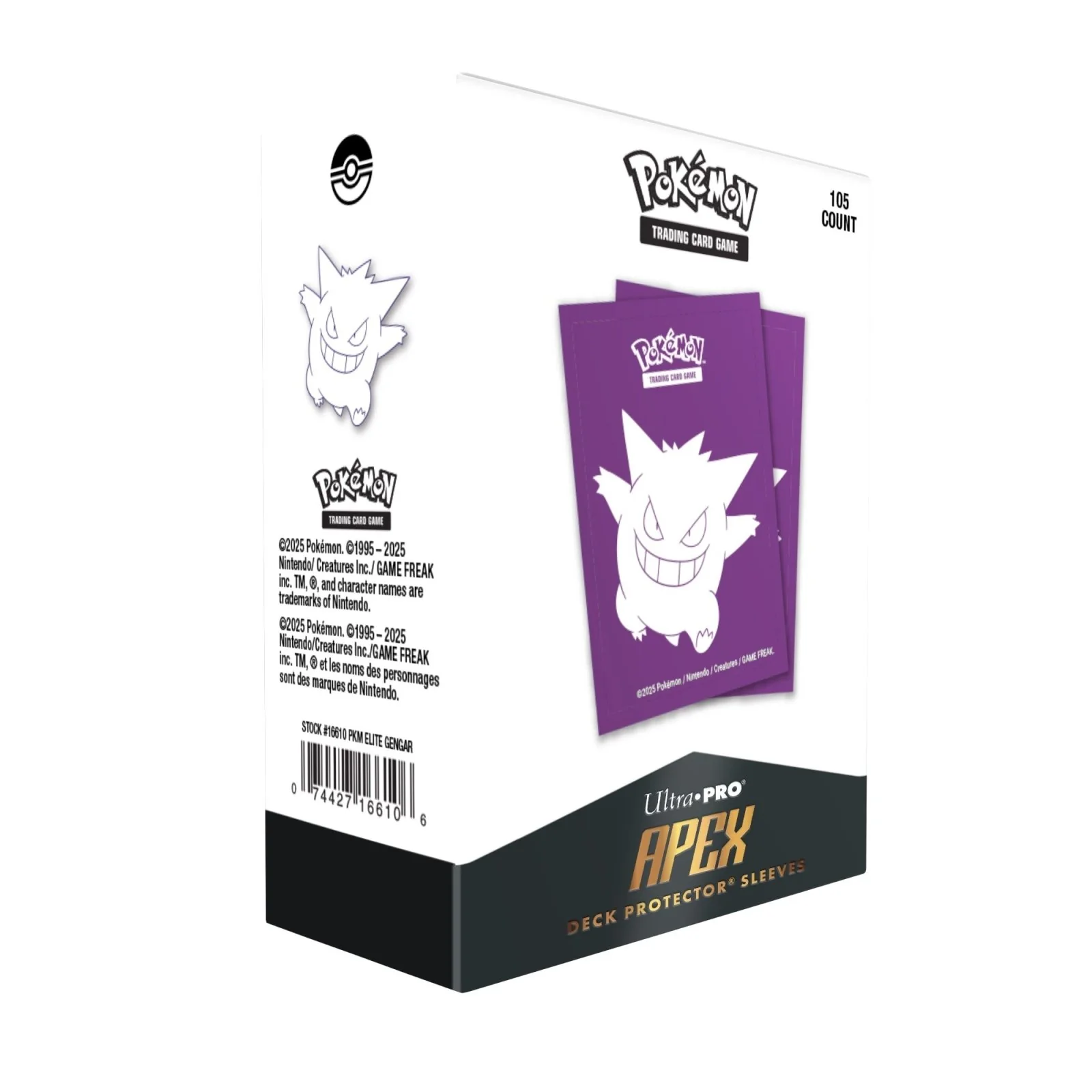 Elite Gengar 105ct APEX DECK PROTECTOR® Sleeves for Pokémon - Image 4