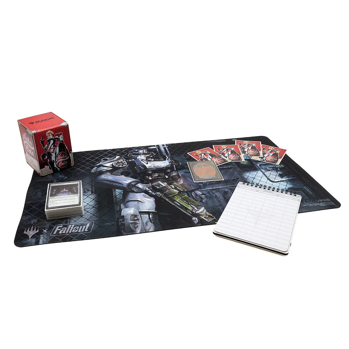 Fallout Puresteel Paladin Standard Gaming Playmat for Magic: The Gathering - Image 4