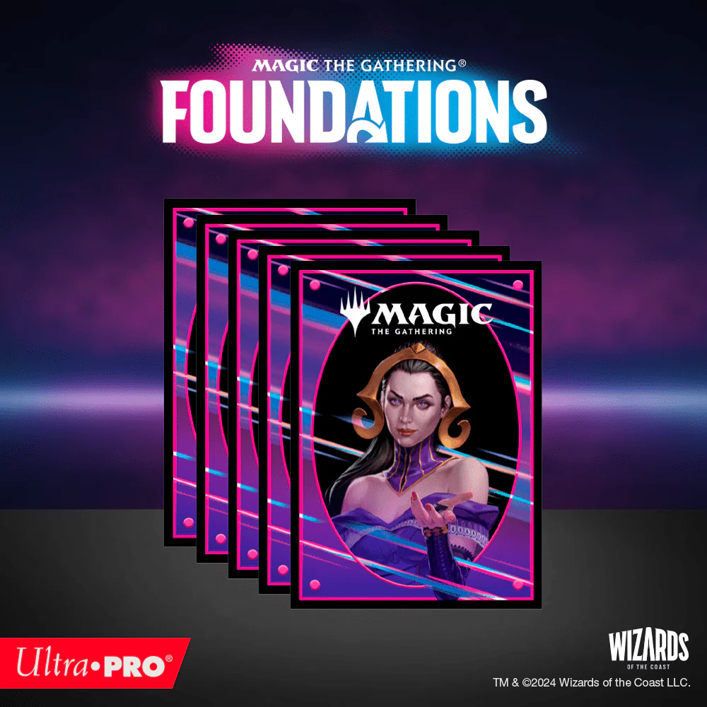 Foundations Liliana 100ct DECK PROTECTOR® Sleeves Dark for Magic: The Gathering - Image 3