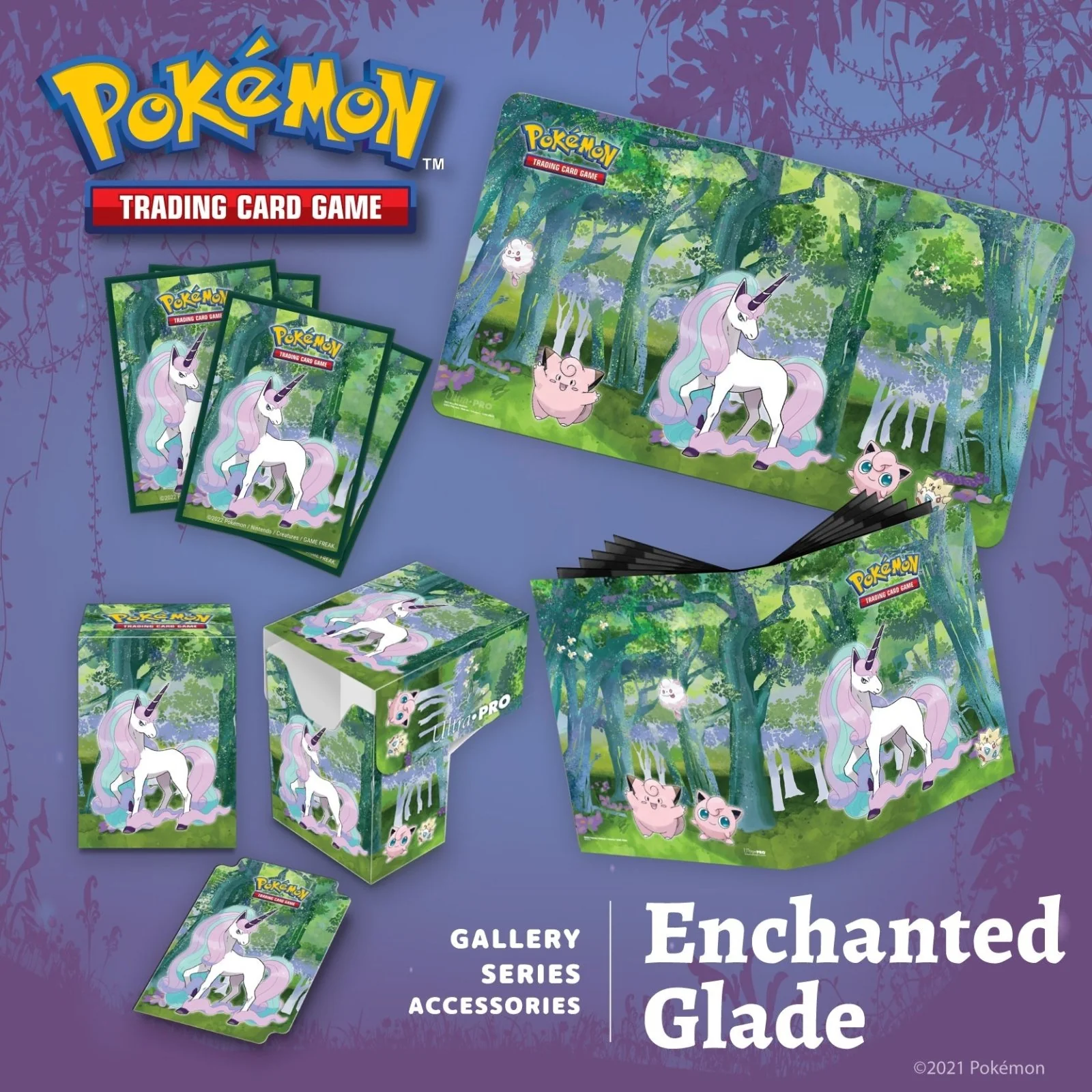 Gallery Series Enchanted Glade Full-View Deck Box for Pokémon - Image 2