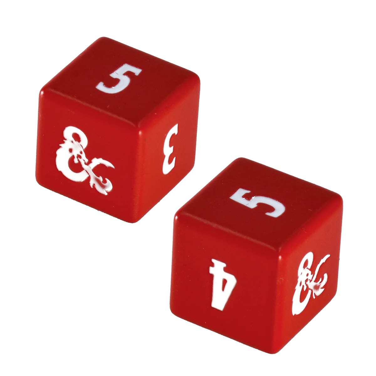 HEAVY METAL® Red and White D6 Dice Set (4ct) for Dungeons & Dragons - Image 3