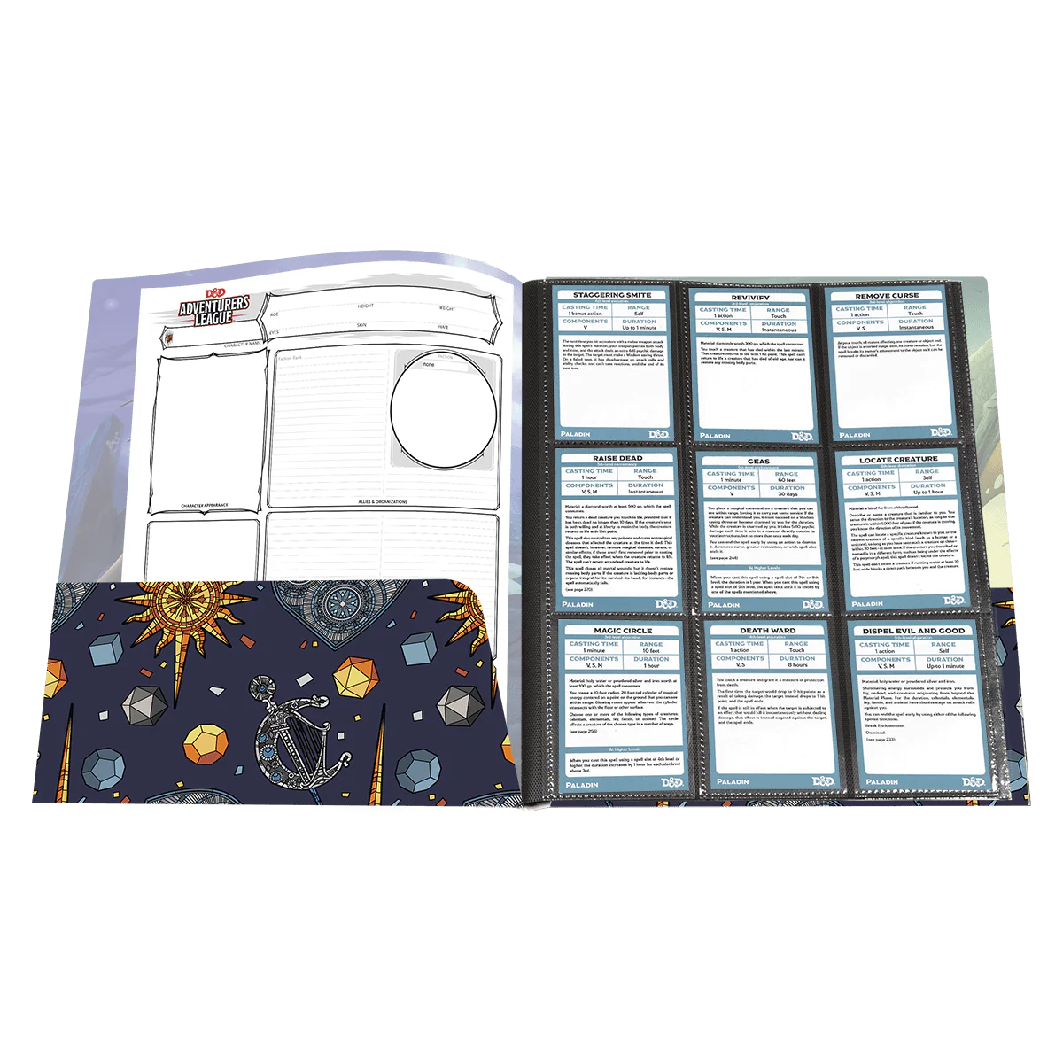 Honor Among Thieves Justice Smith Character Folio with Stickers for Dungeons & Dragons - Image 2