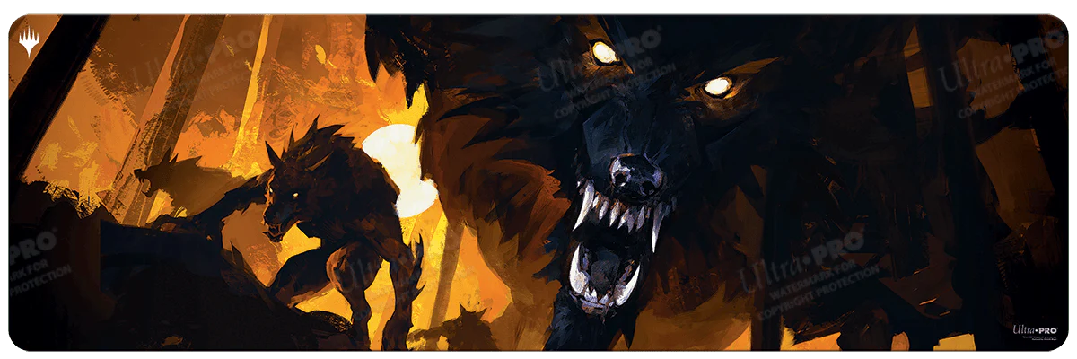 Innistrad: Midnight Hunt Draft Booster Key Art 8ft Table Playmat for Magic: The Gathering