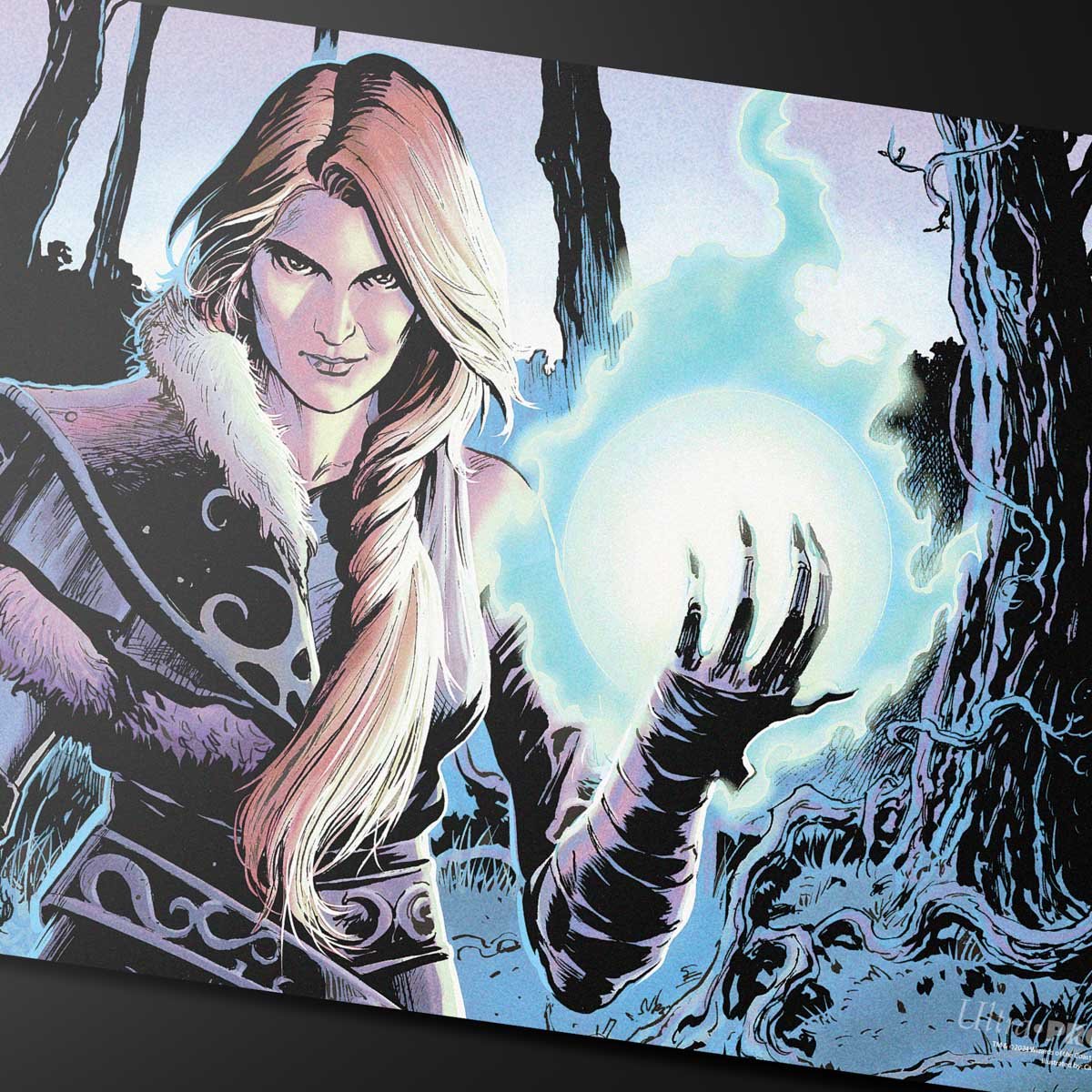 Innistrad Remastered Arlinn Kord / Arlinn, Embraced by the Moon Double-Sided Playmat for Magic: The Gathering - Image 2