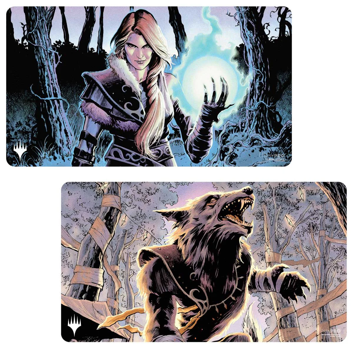 Innistrad Remastered Arlinn Kord / Arlinn, Embraced by the Moon Double-Sided Playmat for Magic: The Gathering - Image 3