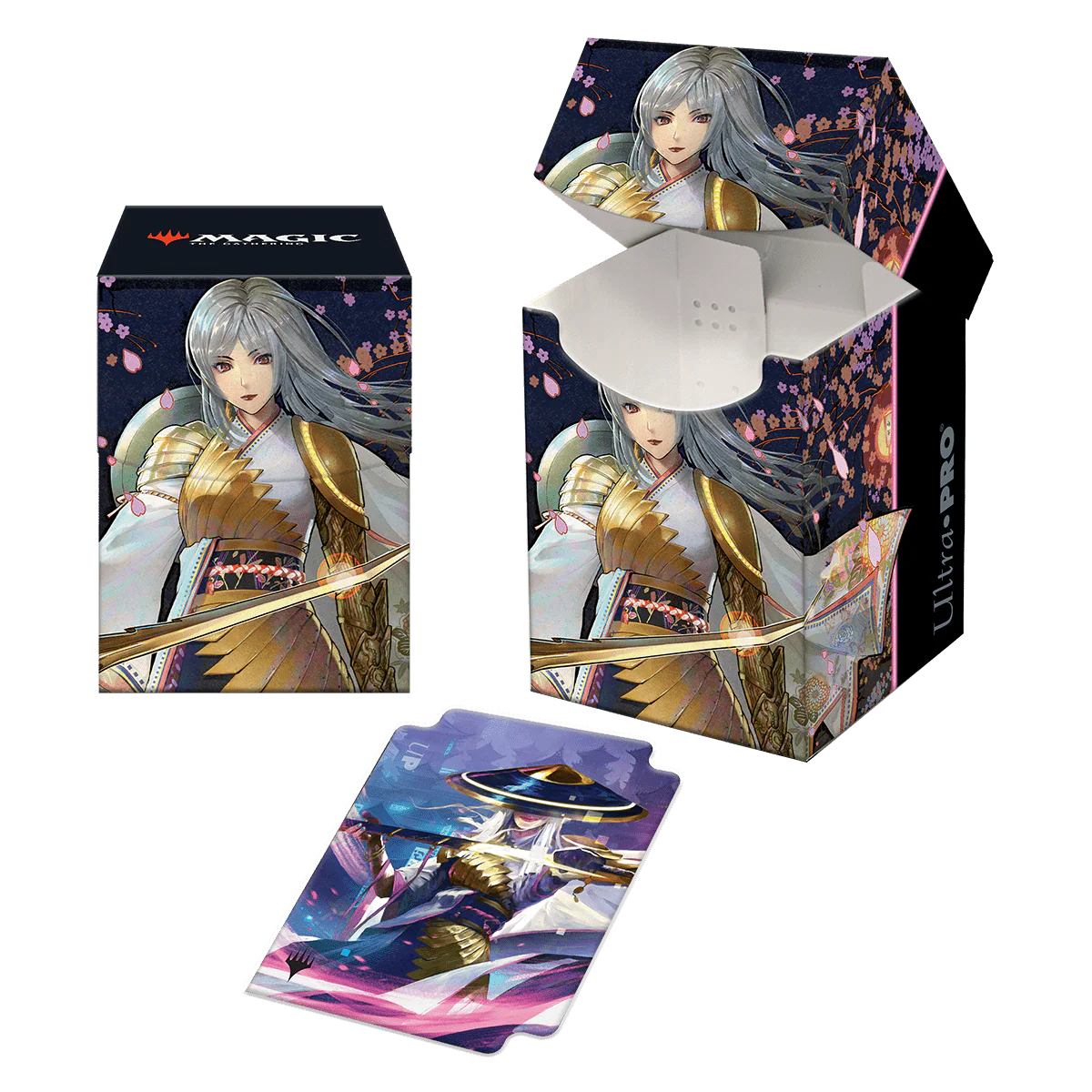 Kamigawa Neon Dynasty The Wandering Emperor 100+ Deck Box for Magic: The Gathering