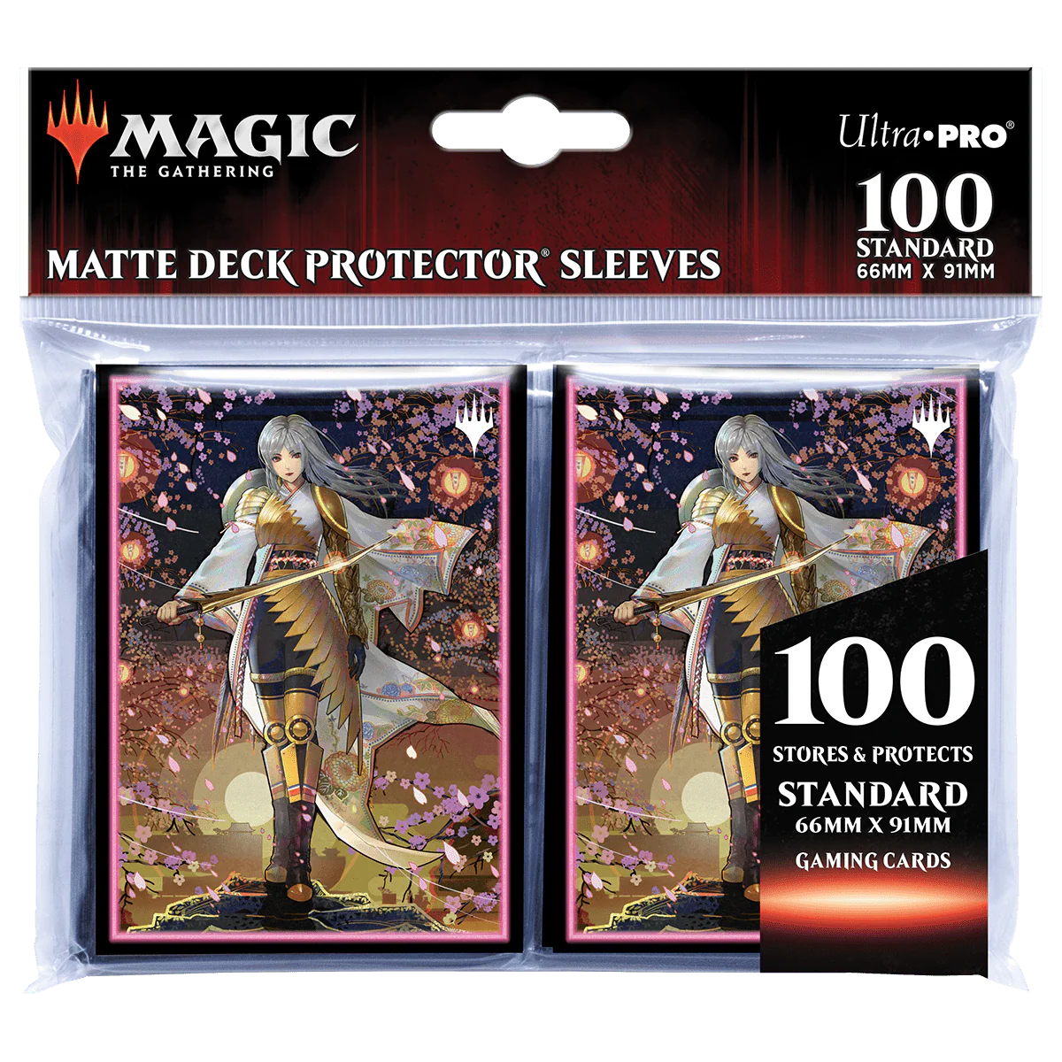 Kamigawa Neon Dynasty The Wandering Emperor Standard DECK PROTECTOR® Sleeves (100ct) for Magic: The Gathering - Image 2