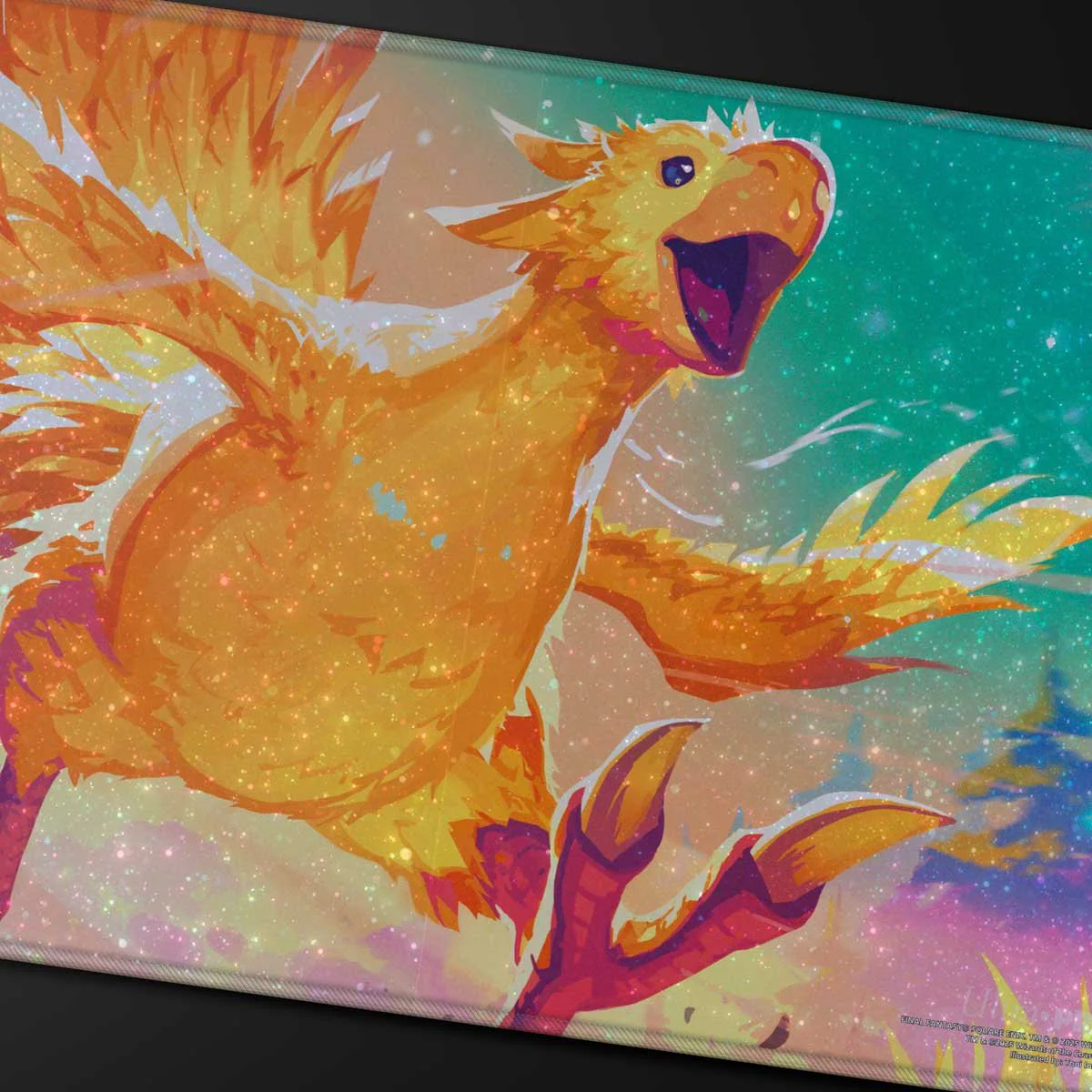 Magic: The Gathering®—FINAL FANTASY™ Traveling Chocobo HOLOFOIL® Playmat