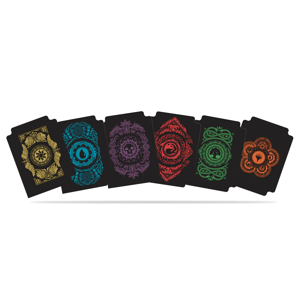 Mana 7 Card Deck Dividers Pack (12ct) for Magic: The Gathering