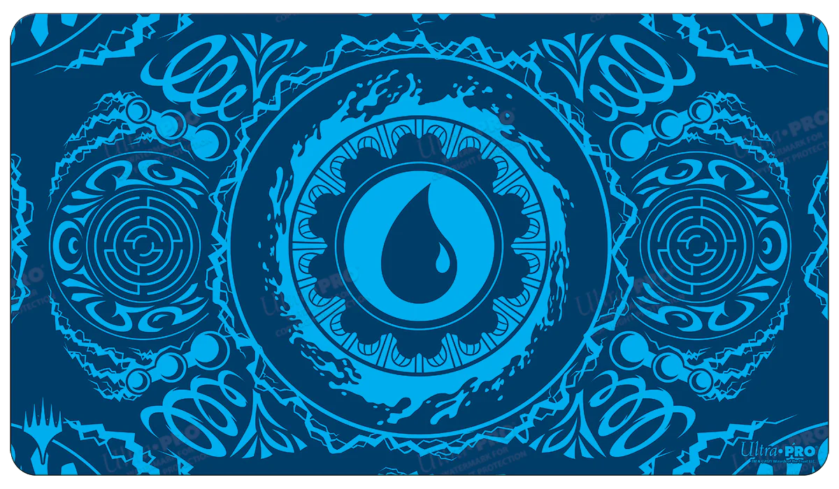 Mana 7 Island Standard Gaming Playmat for Magic: The Gathering