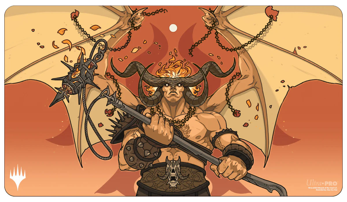 Murders at Karlov Manor Rakdos, Patron of Chaos Standard Gaming Playmat for Magic: The Gathering