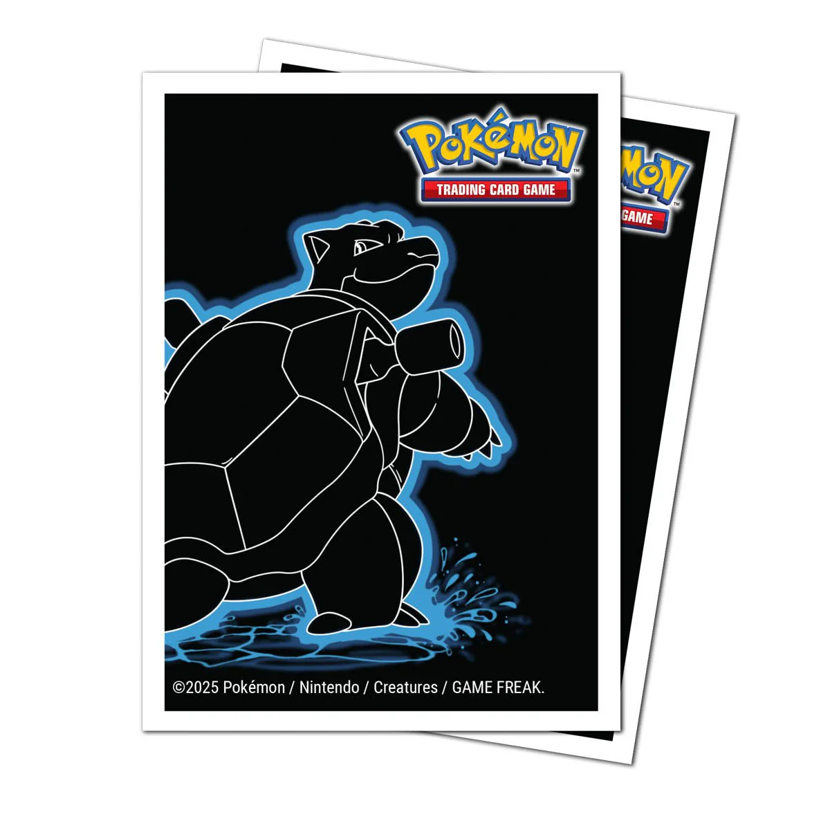 Neon Kanto 105ct APEX DECK PROTECTOR® Sleeves Blastoise for Pokémon