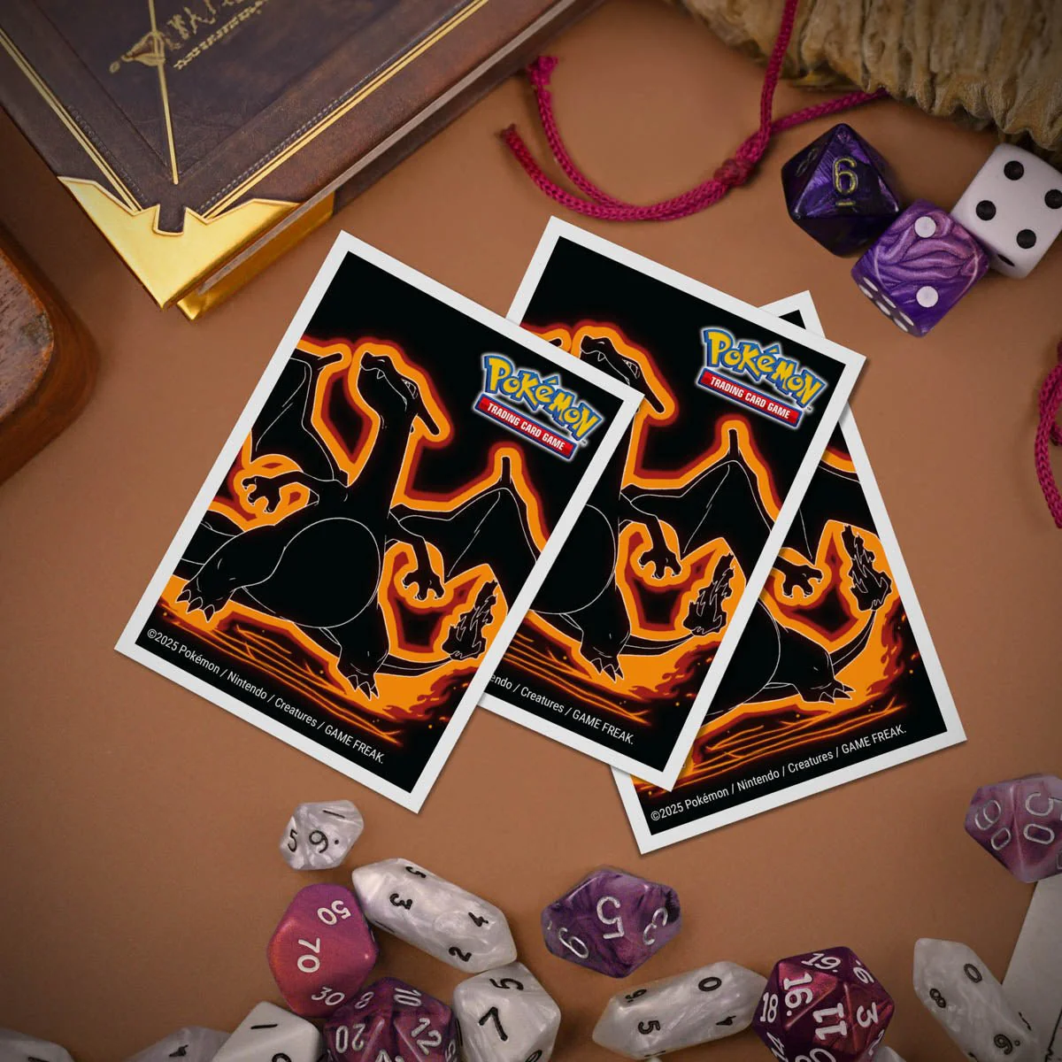 Neon Kanto 105ct APEX DECK PROTECTOR® Sleeves Charizard for Pokémon - Image 5