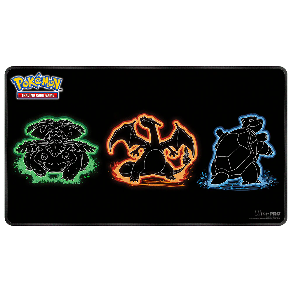 Neon Kanto Foil Playmat for Pokémon