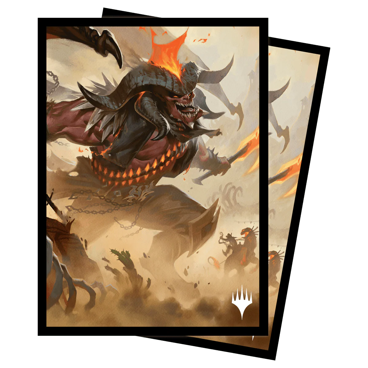 Outlaws of Thunder Junction Rakdos, the Muscle Key Art DECK PROTECTOR® Sleeves (100ct) for Magic: The Gathering