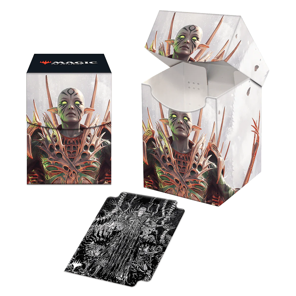 Phyrexia All Will Be One Nissa, Ascended Animist 100+ Deck Box for Magic: The Gathering
