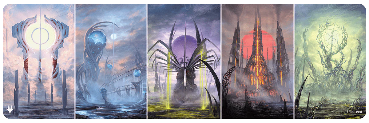 Phyrexia All Will Be One Phyrexian Basic Land Tableaux Table Playmat for Magic: The Gathering - Image 2