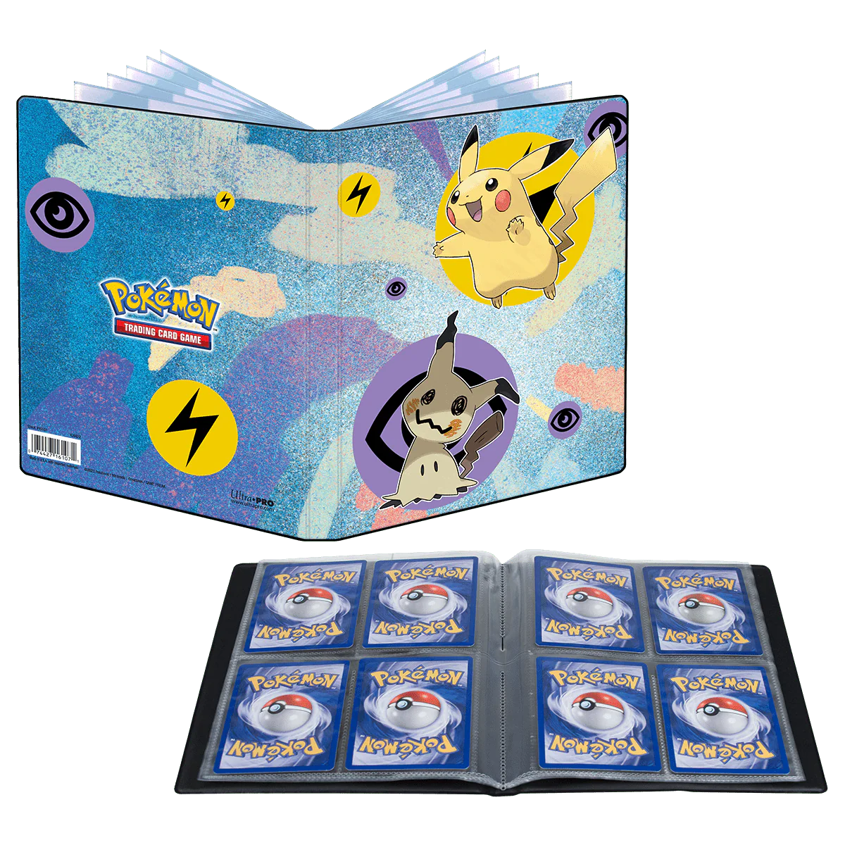 Pikachu & Mimikyu 4-Pocket Portfolio for Pokémon